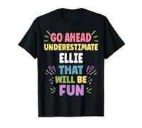 Ellie Personalized Women's Gift Custom Ellie Camiseta