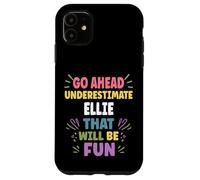Ellie Personalized Women's Gift Custom Ellie Carcasa para iPhone 11