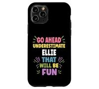 Ellie Personalized Women's Gift Custom Ellie Carcasa para iPhone 11 Pro