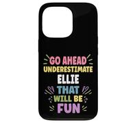 Ellie Personalized Women's Gift Custom Ellie Carcasa para iPhone 13 Pro