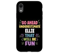 Ellie Personalized Women's Gift Custom Ellie Carcasa para iPhone XR
