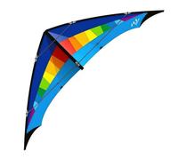 Elliot - 1010517 stuntkite/Allrounder Corriente en Chorro Reloaded, Arco Iris/rtf Azul,