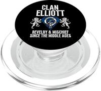 Elliott Clan - Escudo de Armas escocés para Fiesta Familiar PopSockets PopGrip para MagSafe