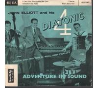 Elliott, John Adventure In Sound EP Gala 45XP1007 EX/EX 1950s as John Elliott & His Diatonic Four, picture sleeve