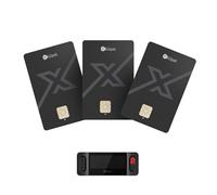 Ellipal X Card - Paquete de 3 carteras frías con espacio de aire con kit de accesorios de inicio, almacenamiento seguro sin conexión para Bitcoin, Ethereum, NFT y más de 10.000 fichas