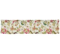 Ellis Cortina Brissac adaptados par Panel con Abrazaderas, 70 x 63 cm, Rojo, poliéster, Rojo, 70 x 15 Valance