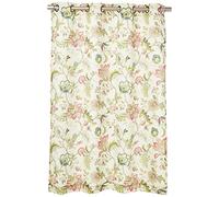 Ellis Cortina Brissac adaptados par Panel con Abrazaderas, 70 x 63 cm, Rojo, Rojo, 50 x 63 Panel