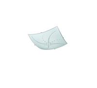 Ellis Rectangular De Vidrio Con Decoración De Granilla - 30 Cm