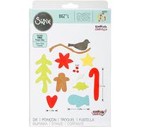 Ellison Europe Sizzix Bigz plantillas Fabi edition-l die-holiday felicitación
