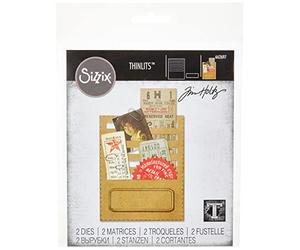 Ellison Sizzix 662697, Matrices de corte, tamaños de corrte: 7.62 x 9.84 cm - 6.03 x 2.22 cm