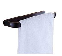 ELLO&ALLO Toallero de baño montado en la Pared de latón Macizo, protección contra el óxido, Bronce aceitado Ello&Allo