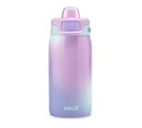 Ello Kids Pop & Fill - Botella de agua de 12 onzas con tapa de llenado rápido, acero inoxidable aislado al vacío de doble pared, a prueba de fugas, sin BPA, para beber y beber, para la escuela