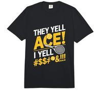 Ellos gritan Ace - Tenis Divertido Comfort Colors Adult Heavyweight T-Shirt