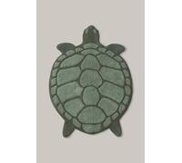 ELLOS Home Alfombra de baño Lazy en Forma de Tortuga, colección Staycation, decoración para el baño, algodón sostenible, Certificado Öko-Tex® Standard 100, Verde, 75 x 98 cm