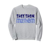 Ellos/Las: Mayhem Trans no Binario Genderqueer Agender Sudadera