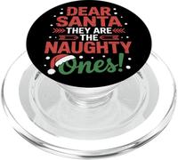 Ellos Son Los Traviesos Navidad PopSockets PopGrip para MagSafe