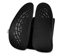 ellowes - Back Angel Respaldo Ergonómico - Cojín con Soporte Lumbar Ajustable Proporciona Apoyo Lumbar para la Espalda, Adaptable a Cualquier Silla. Mejora la Postura. Certificación FIRA. Color Negro