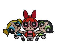ELLU Las Chicas Superpoderosas Parche Bordado Insignia Hierro Coser En Camiseta Vestido Jeans Bolsa