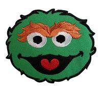 ELLU Sesame Street Oscar The Grouch Parche Bordado Insignia Hierro Coser Ropa Jeans