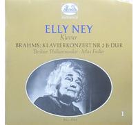 Elly Ney und Max Fiedler - Brahms*, Elly Ney, Berliner Philharmoniker · Max Fiedler ?- Klavierkonzert Nr. 2 B-dur vinyl LP [Vinyl] Elly Ney und Max Fiedler