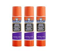 Elmer's Barra de pegamento morada que desaparece, seca transparente, lavable 6 g – pack 3 unidades