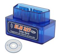 ELM327 - Escáner OBD2 Bluetooth de 12 V, herramienta de diagnóstico de coche con tecnología EIN-Chip, compatible con iOS, Android, Windows, lector de códigos de error para coches modernos