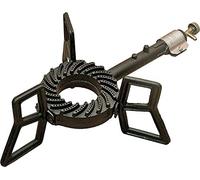 ELMA Hornillo a Gas de Hierro Fundido Resistente a Altas Temperaturas I Llama Regulable I 6,5 Kw I 30 mbar I Incluye válvula de seguridad