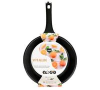 Elma Sartén Aluminio Fundido VITALIK con Recubrimiento Antiadherente Tricapa Quantanium, Mango Soft Touch y Tecnología Full Induction | Compatible con Todas las Cocinas, Fácil de Limpiar, 22 cm