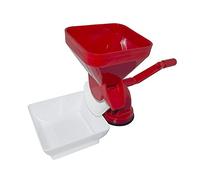 ELMA Trituradora de Tomate Manual con Ventosa Antideslizante y Filtro de Acero Inoxidable | Tomatera Italiana, Plástico, 31,5 x 18 x 30 cm, Recipiente Incluido