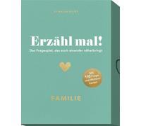 Elma Van Vliet Erzähl Mal! Familia: Das Fragespiel, Das euch einander näherbringt | Kommunikationsspiel für 3-8 Spieler. Unterhaltsames Quiz AB 8 Jahren