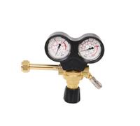 ELMAG Regulador de presión para argón/CO₂/gas mixto MAXY+QUICK| 200 bar | 0 - 32 l/min | Incluye acoplamiento rápido y boquilla de manguera para 6 - 9 mm