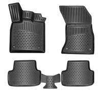 ELMASLINE 3D Alfombrillas de Goma Kit para BMW 3er F30 2012-2019 Diseño 5cm Orla