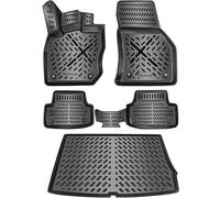 ELMASLINE 3D Tappetini Gomma e Vasca Baule per Cupra FORMENTOR 2020-2026 | Tappetini Auto | Vasca per il bagagliaio | Accessori Auto