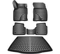 ELMASLINE 3D Tappetini Gomma e Vasca Baule per Ford KUGA 3 (III) 2019-2026 | Tappetini Auto | Vasca per il bagagliaio | Accessori Auto