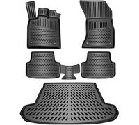 ELMASLINE 3D Tappetini Gomma e Vasca Baule per Hyundai Tucson III 2015-11/2021 (3.ª generación TL/TLE) | Tappetini Auto | Vasca per il bagagliaio | Accessori Auto