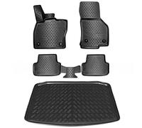 ELMASLINE 3D Tappetini Gomma e Vasca Baule per Mazda CX-30 2019-2026 | Tappetini Auto | Vasca per il bagagliaio | Accessori Auto