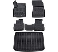 ELMASLINE 3D Tappetini Gomma e Vasca Baule per Nissan Qashqai (J12) 2021-2026 (Piso de Carga Superior) | ¡No es Compatible con E-Power! | Tappetini Auto | Vasca per il bagagliaio | Accessori Auto