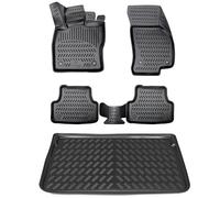 ELMASLINE 3D Tappetini Gomma e Vasca Baule per Opel Astra K Desde 2015 Compacto | Diseño | Tappetini Auto | Vasca per il bagagliaio | Accessori Auto