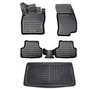 ELMASLINE 3D Tappetini Gomma e Vasca Baule per Renault CAPTUR 2 (2020-2026) | Piso de Carga Inferior | Tappetini Auto | Vasca per il bagagliaio | Accessori Auto