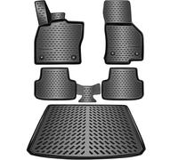 ELMASLINE 3D Tappetini Gomma e Vasca Baule per VW Golf 7 Variant 2012-2021 | Tappetini Auto | Vasca per il bagagliaio | Accessori Auto