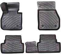 ELMASLINE Alfombrillas de goma 3D para Audi Q3 (8U) 2011-2018, borde extra alto, alfombrillas de coche
