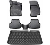 ELMASLINE Alfombrillas de Goma 3D y Bandeja de Maletero para Hyundai Kona 2 (2023-2026) | SX2 (2ª generación) | Accionamiento: híbrido, Gasolina/diésel