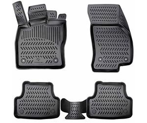 Elmasline Design - Juego de Alfombrillas de Goma 3D para Volvo XC-70 (II) 2007-2016, Borde Extra Alto de 5 cm
