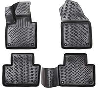 Elmasline Design - Juego de alfombrillas de goma 3D para Volvo XC-90 (II) a partir de 2015 | borde extra alto de 5 cm