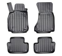ELMASLINE Juego de Alfombrillas de Goma 3D para Audi Q5 2008-2016 | Alfombrillas con Borde Extra Alto Accesorios