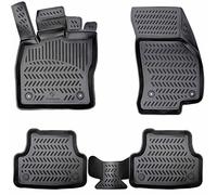 ELMASLINE Juego de alfombrillas de goma 3D para Ford Kuga 1 (I) 2008-2012 | Alfombrillas con borde extra alto | Accesorios