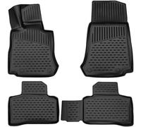 ELMASLINE Juego de alfombrillas de goma 3D para MERCEDES GLC (X253) 2015-2022 | borde alto