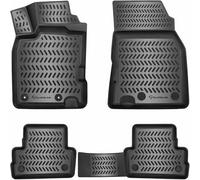Elmasline Juego de alfombrillas de goma 3D para Renault Kadjar año de construcción a partir de 2015, borde extra alto de 5 cm