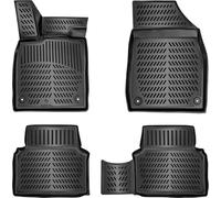 Elmasline Juego de alfombrillas de goma 3D para Seat Ibiza 4 2009 - 2017 | Alfombrillas con borde extra alto | Accesorios