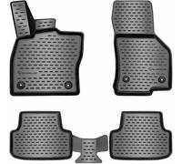 Elmasline Juego de alfombrillas de goma 3D - para VW Golf 7 año de fabricación 2012-2020 | Borde extraalto - Accesorios para alfombrillas